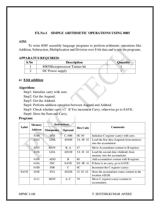 Mpmc Lab Manual Pdf For Eee Mpmc Lab Manual Pdf For Eee